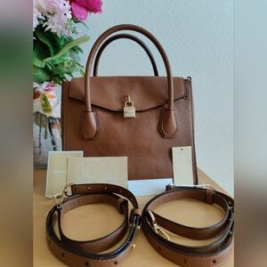 Michael Kors Mercer 4 in 1 Top Handle Satchel Backpack Crossbody Clutch Purse